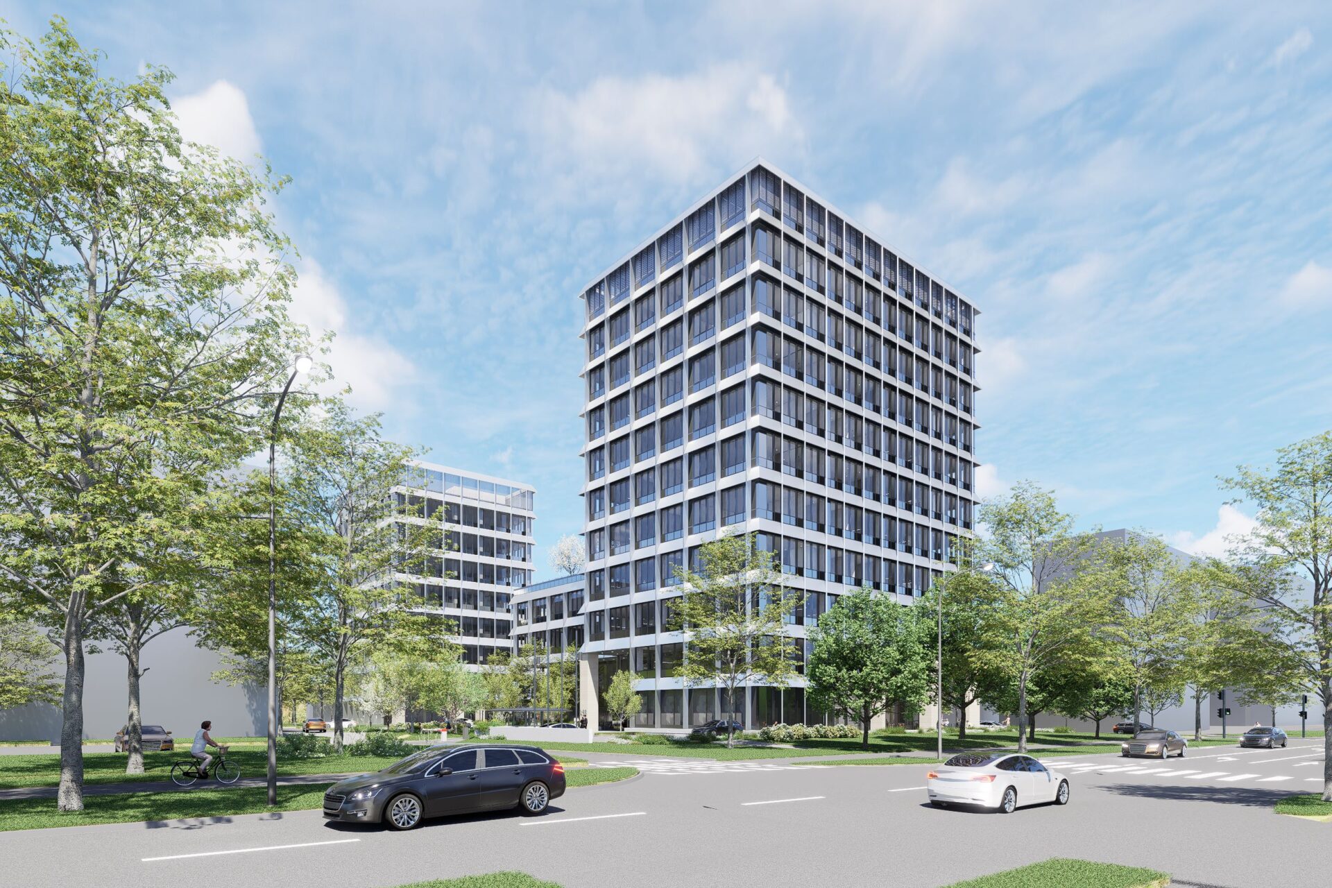 Poslovna stavba ob Verovškovi ulici